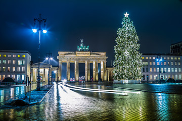 Image showing Brandenburg Gate in Berlin - Germany