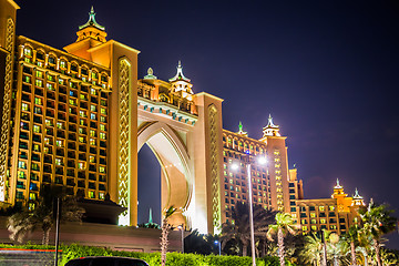 Image showing Atlantis, The Palm Hotel in Dubai, United Arab Emirates