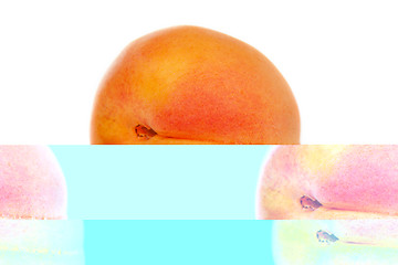 Image showing Apricot on a white background