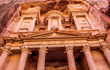 Image showing Al Khazneh or The Treasury at Petra, Jordan