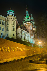 Image showing Poland, Krakow. Wawel Castle and Wistula . Krakow Poland.