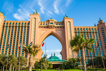 Image showing Atlantis, The Palm Hotel in Dubai, United Arab Emirates