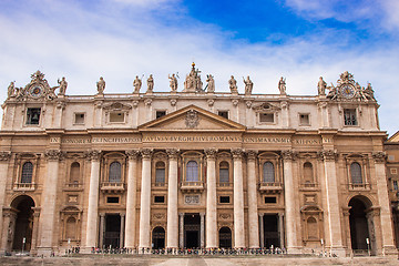 Image showing St. Peter's Basilica in Vatican City in Rome, Italy.