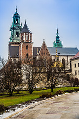 Image showing Poland, Wawel Cathedral  complex in Krakow