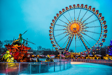 Image showing Colorful Ferris Wheel