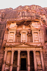 Image showing Al Khazneh or The Treasury at Petra, Jordan