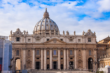 Image showing St. Peter's Basilica in Vatican City in Rome, Italy.