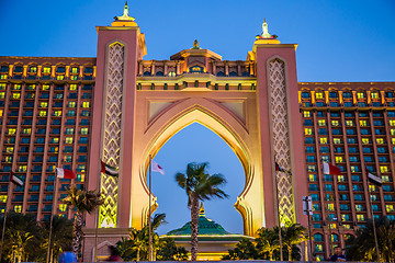 Image showing Atlantis, The Palm Hotel in Dubai, United Arab Emirates