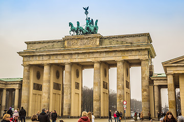 Image showing Brandenburg Gate in Berlin - Germany