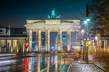 Image showing Brandenburg Gate in Berlin - Germany