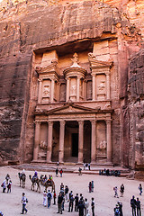 Image showing Al Khazneh or The Treasury at Petra, Jordan