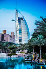 Image showing Burj Al Arab is a luxury 5 stars hotel