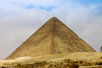 Image showing Sphinx and the Great Pyramid in the Egypt