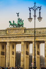 Image showing Brandenburg Gate in Berlin - Germany