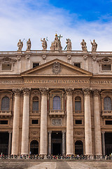 Image showing St. Peter's Basilica in Vatican City in Rome, Italy.