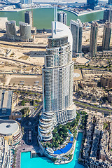 Image showing Dubai downtown. East, United Arab Emirates architecture