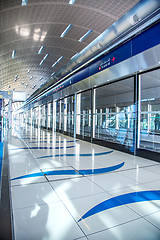 Image showing Dubai Metro Terminal in Dubai, United Arab Emirates.