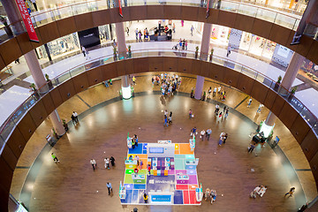 Image showing Interior View of Dubai Mall - world's largest shopping mall
