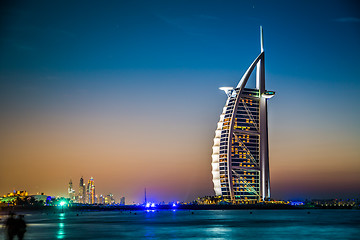 Image showing Burj Al Arab is a luxury 5 stars hotel