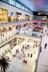 Image showing Interior View of Dubai Mall - world's largest shopping mall