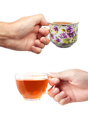 Image showing A cup of tea