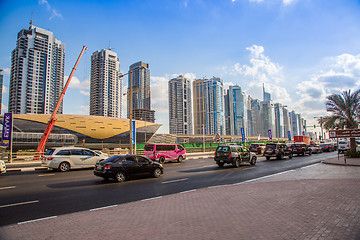 Image showing Dubai Sheikh Zayed Road