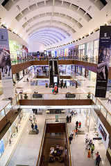 Image showing Interior View of Dubai Mall - world's largest shopping mall