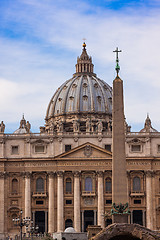 Image showing St. Peter's Basilica in Vatican City in Rome, Italy.