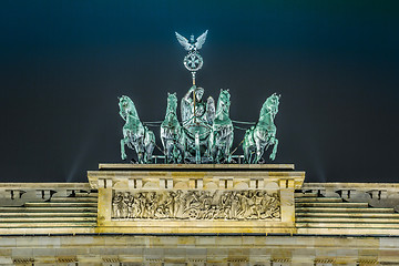 Image showing Brandenburg Gate in Berlin - Germany