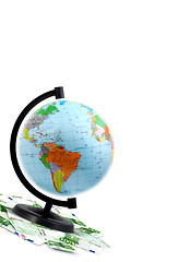 Image showing Terrestrial globe