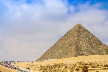 Image showing Sphinx and the Great Pyramid in the Egypt