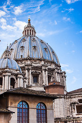 Image showing St. Peter's Basilica in Vatican City in Rome, Italy.