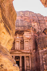 Image showing Al Khazneh or The Treasury at Petra, Jordan