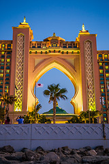 Image showing Atlantis, The Palm Hotel in Dubai, United Arab Emirates