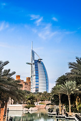 Image showing Burj Al Arab is a luxury 5 stars hotel