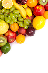 Image showing Huge group of fresh vegetables and fruits