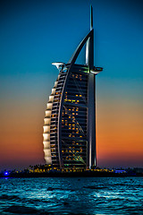 Image showing Burj Al Arab is a luxury 5 stars hotel