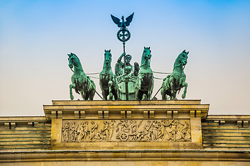 Image showing Brandenburg Gate in Berlin - Germany