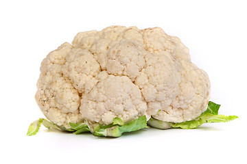 Image showing Cauliflower isolated on white