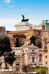 Image showing Roman ruins in Rome.