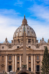 Image showing St. Peter's Basilica in Vatican City in Rome, Italy.