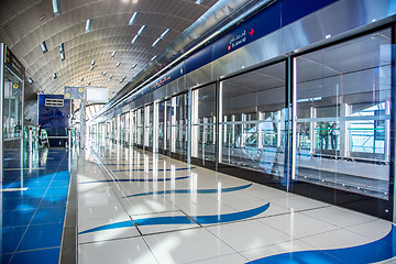 Image showing Dubai Metro Terminal in Dubai, United Arab Emirates.