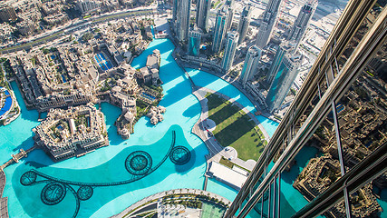 Image showing Dubai downtown. East, United Arab Emirates architecture