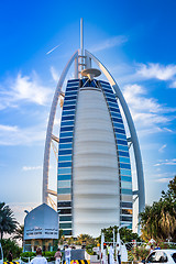 Image showing Burj Al Arab is a luxury 5 stars hotel