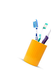 Image showing Toothbrushes