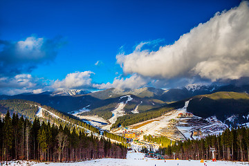 Image showing landscape  in mountains Carpathians, Ukraine