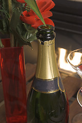 Image showing bottle of champagne