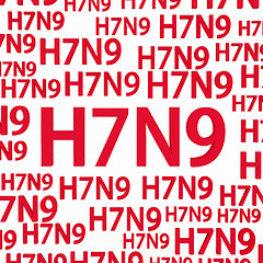 Image showing H7N9 flu or influenza virus