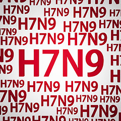 Image showing H7N9 flu or influenza virus