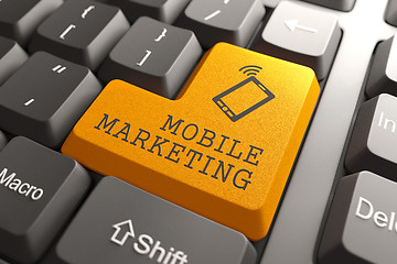 Image showing Mobile Marketing Button.